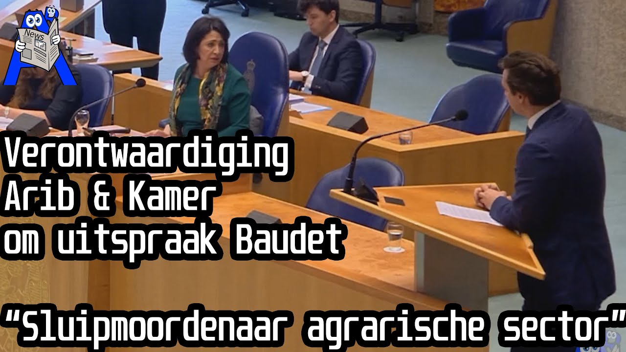 Arib & kamer boos op Baudet om opmerking 