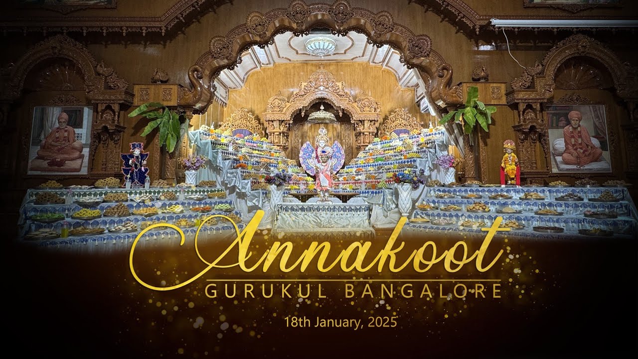 Annakoot | 14th Brahmotsav of Ghanshyam Maharaj | Gurukul Bangalore | Shree Swaminarayan Gurukul