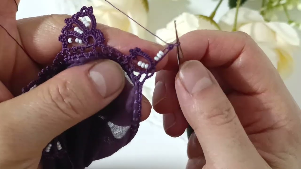 Böyle oyalar sevilmezmi en kolayı tek sıra olması kumboncuklu tiğoya modeli 👌 (774.model)
