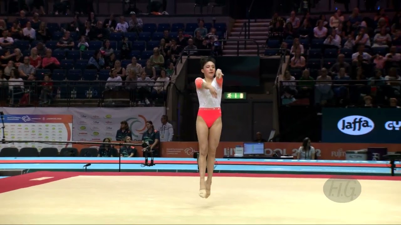 CAMPOS Paulina (MEX) - 2022 Artistic Worlds, Liverpool (GBR) - Qualifications Floor Exercise