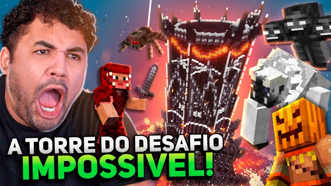ENFRENTAMOS A NOVA TORRE DO DESAFIO - MINECRAFT S02 #110