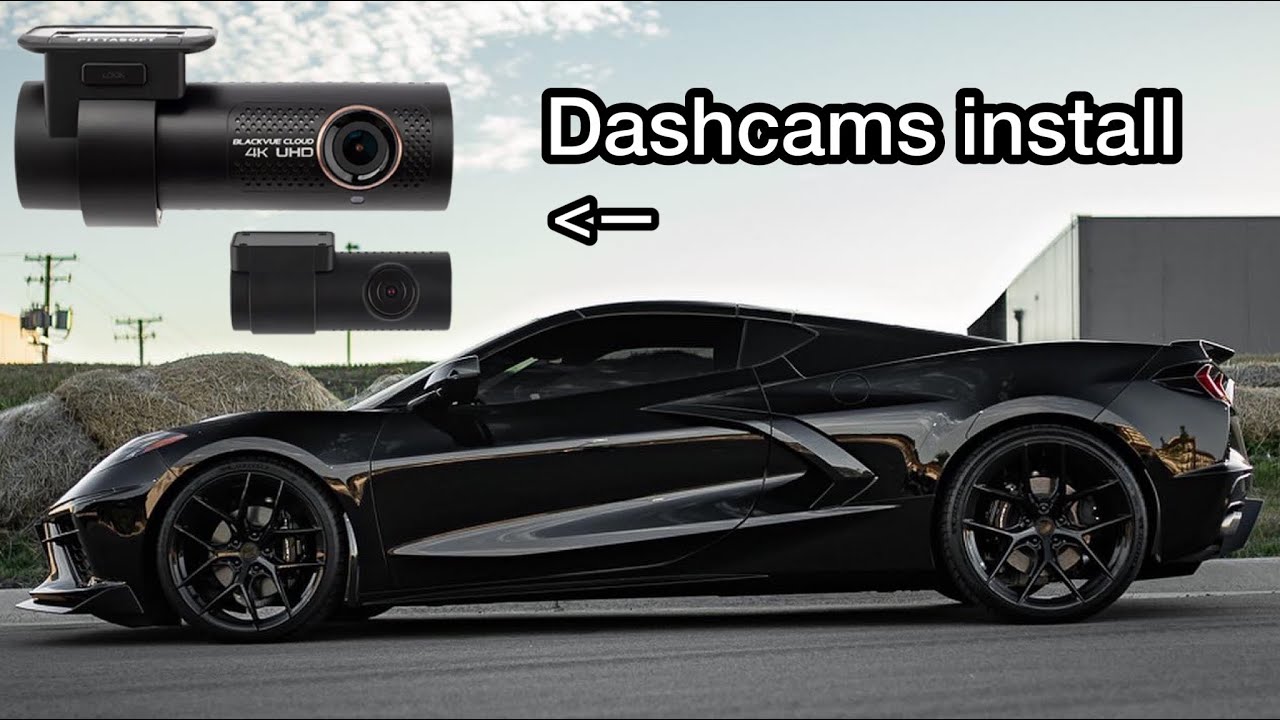 Blackvue Dashcam Install Front/Rear and Footage - C8 Corvette