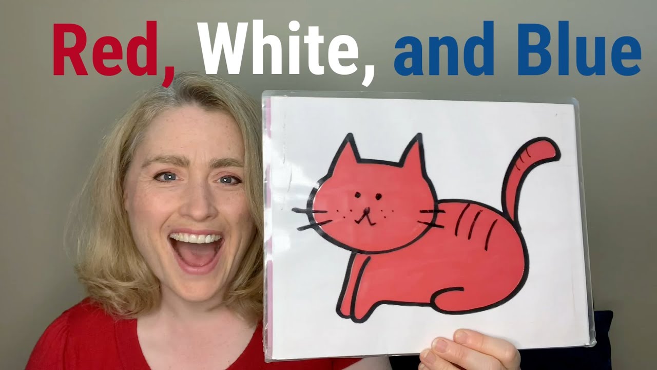 Scat the Cat- Red, White, and Blue!