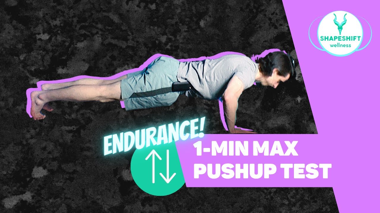 1 MINUTE MAX PUSH UPS TEST | At Home Muscular Endurance Test