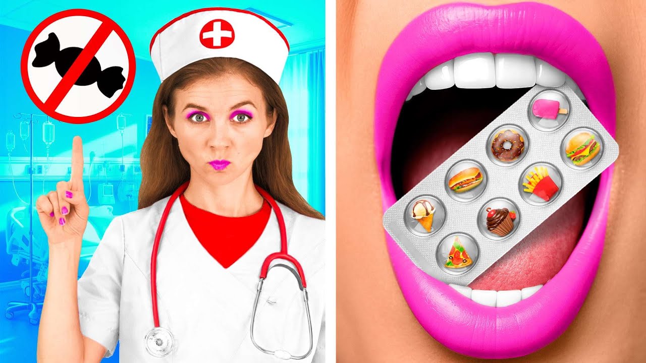 Как Пронести Еду в Больницу | Смешные Ситуации и Неудачи от PaRaRa Challenge