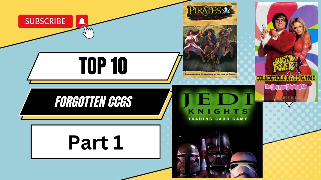 Top 10 Forgotten CCGs Part 1!