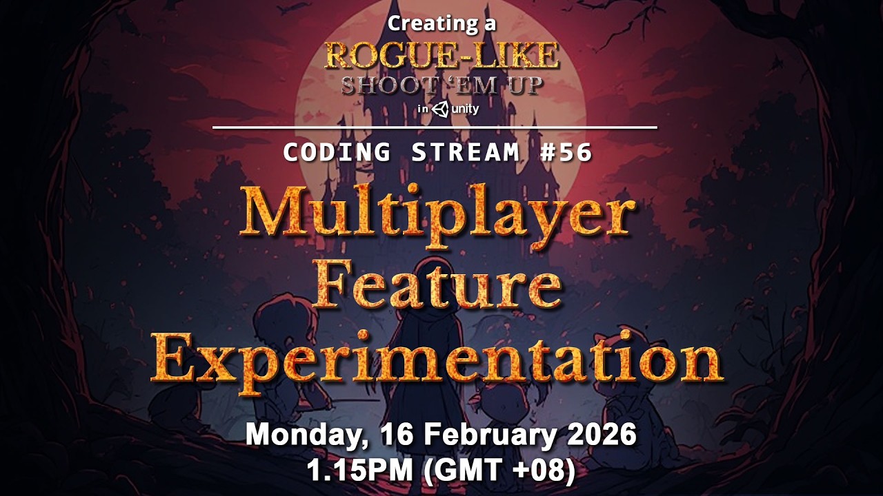 Coding Stream #56 — Creating a Rogue-like (like Vampire Survivors) in Unity