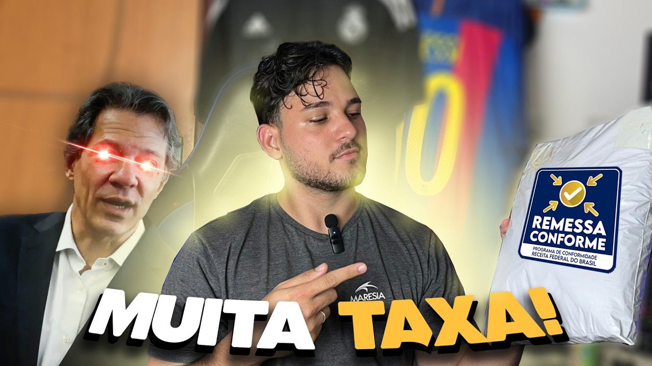 COMPREI VARIAS CAMISAS DE TIME E FUI TAXADO EM UM VALOR MUITO ALTO!!