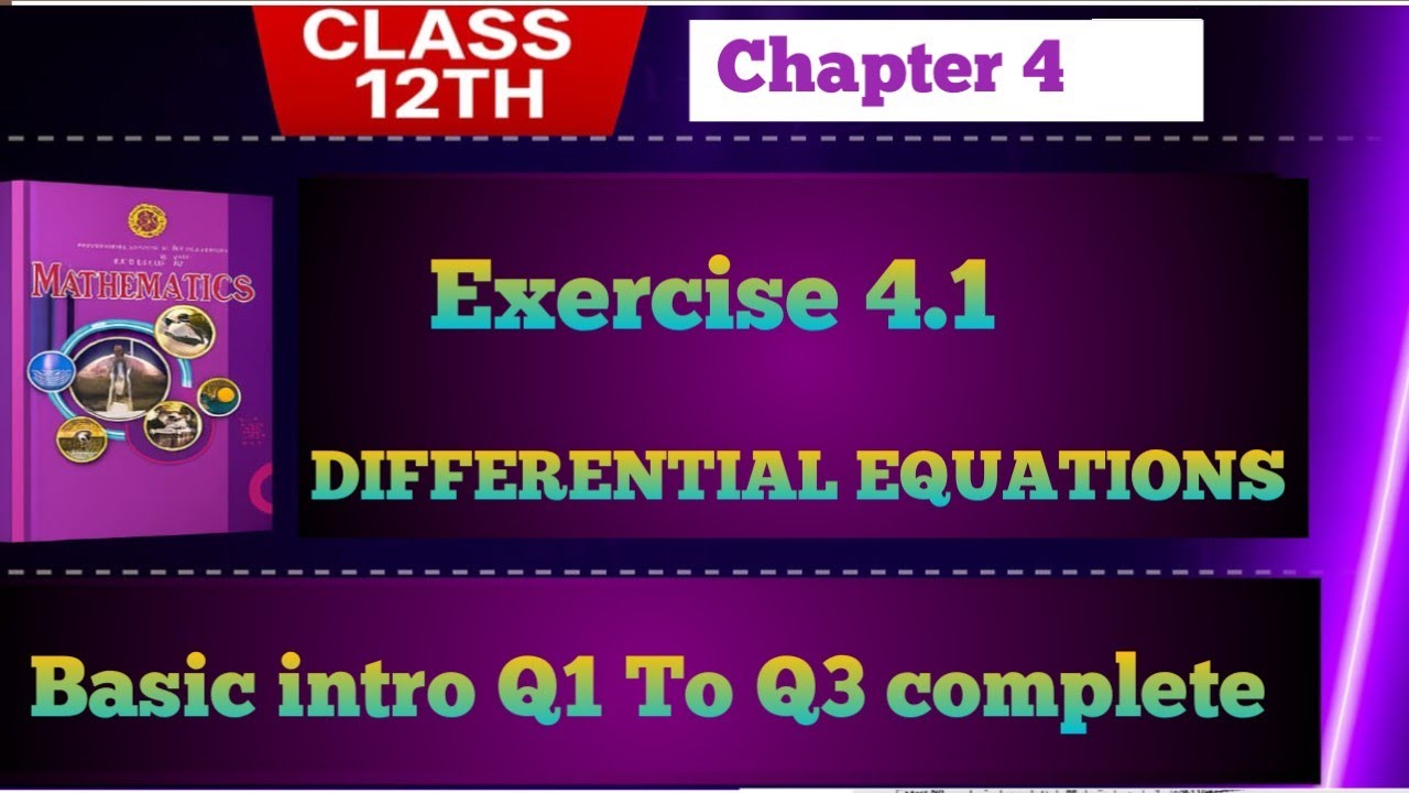 Exercise 4.1 ||Class12th |ex4.1federal board maths|Class12 || ex 4.1 || Q1 To Q3 complete