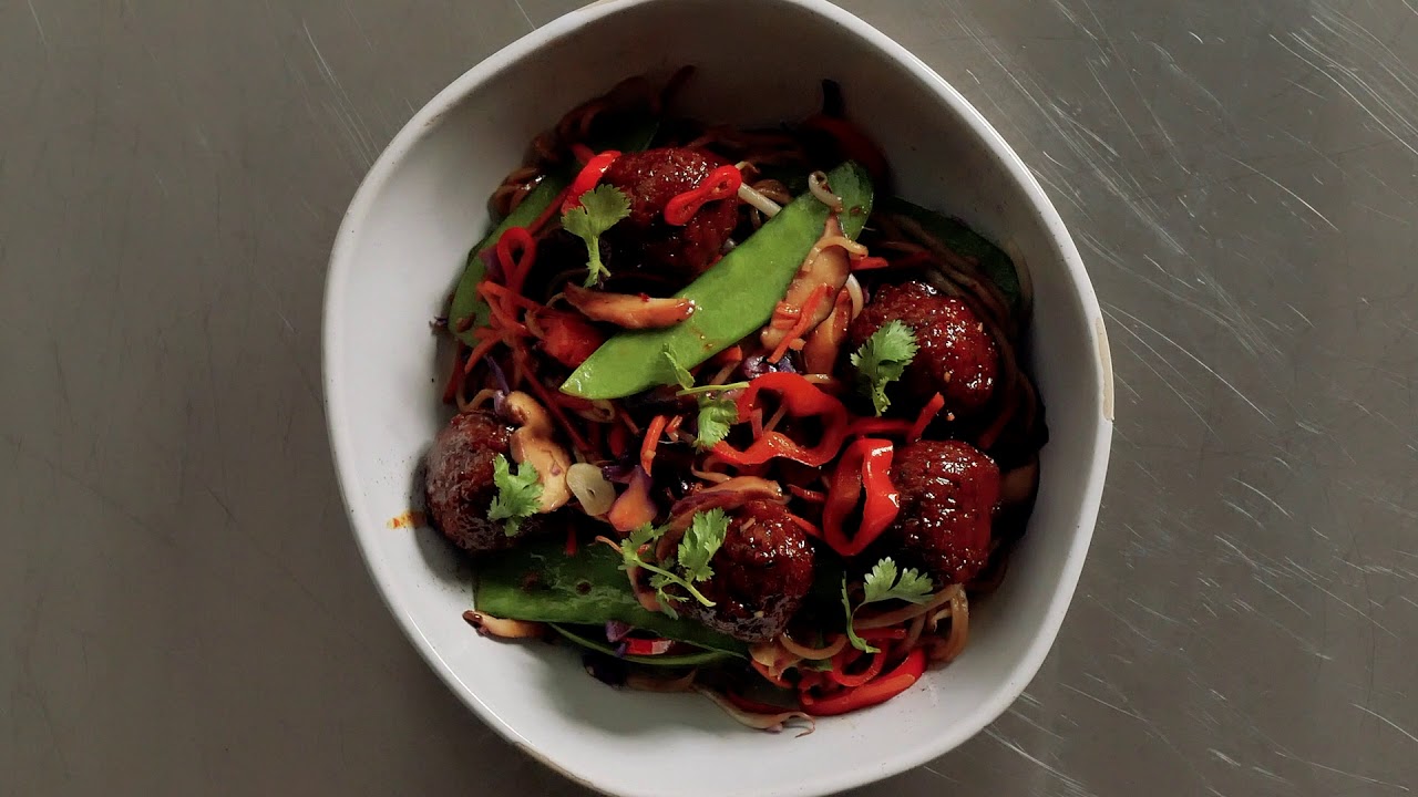 Test Kitchen: Korean Glazed Meatless Meatballs