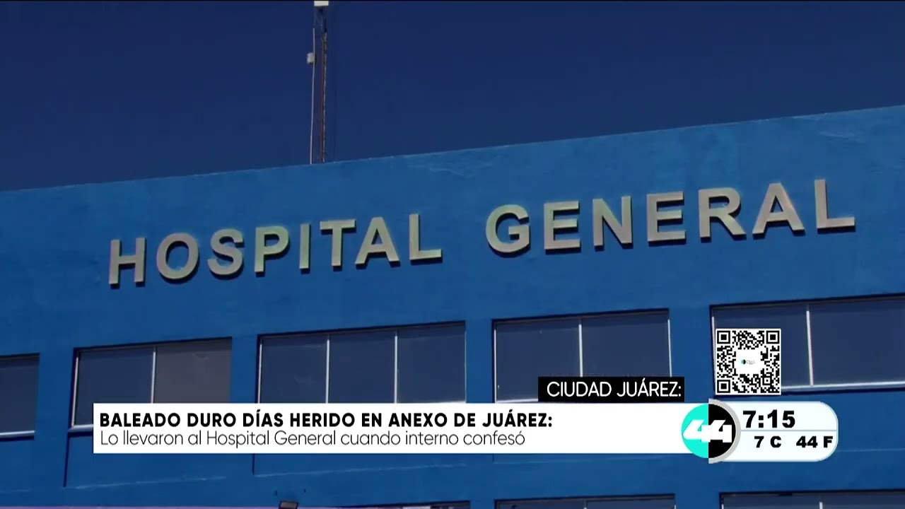 Baleado duro días en anexo de Juárez