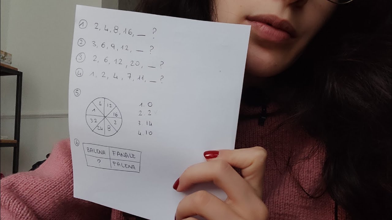 ASMR ITA - Test Quoziente Intellettivo