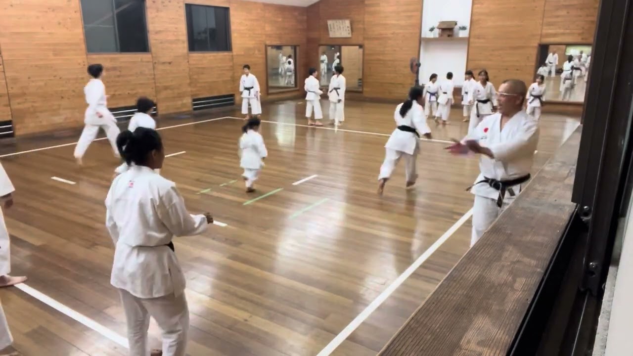 JKA-style no-equipment physical training session
