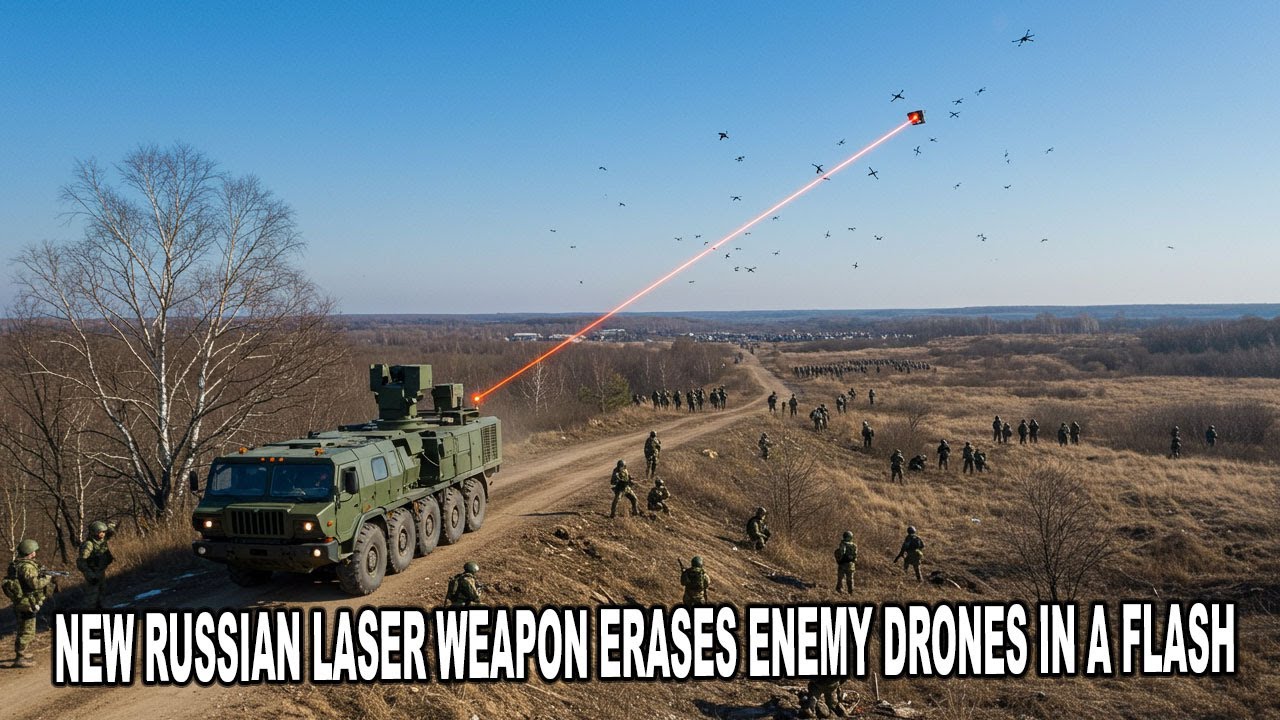 Новое российское лазерное оружие LazerBuzz уничтожает беспилотники за считанные секунды