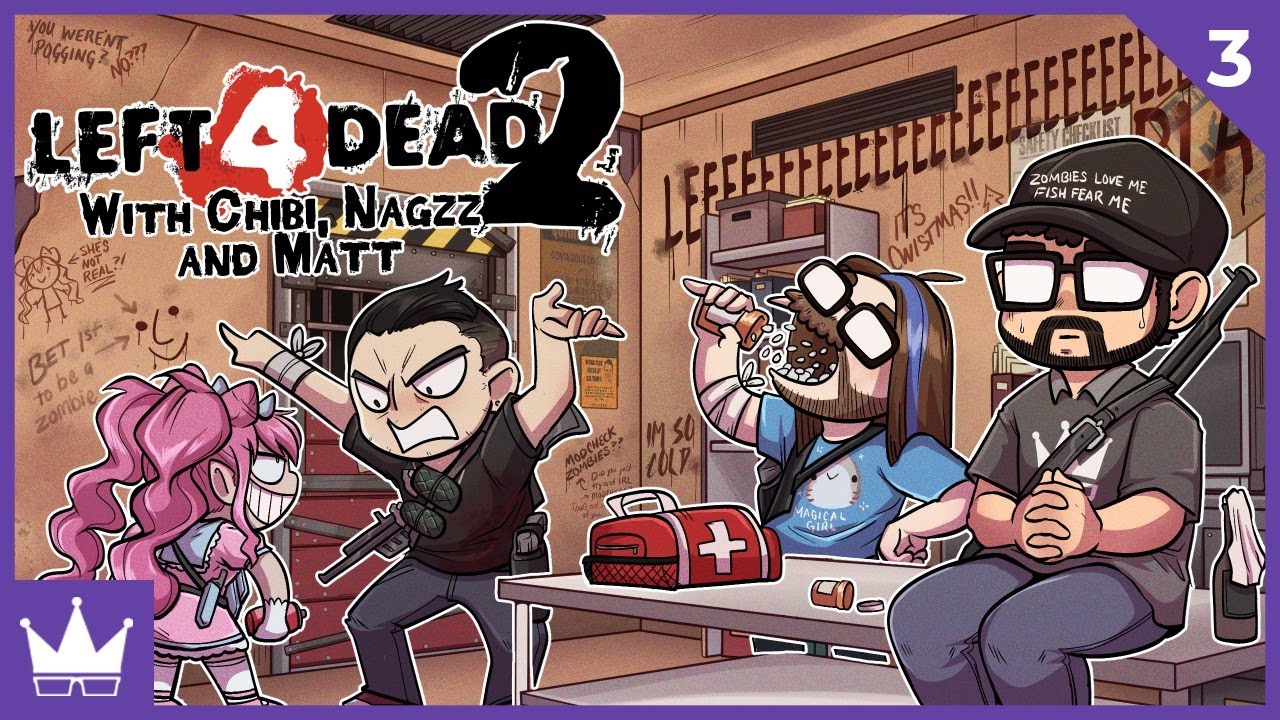 Twitch Livestream | Left 4 Dead 2 w/Chibidoki, Nagzz21 & Axialmatt | Ep 3 [PC]