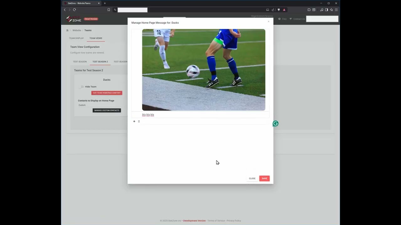 StatZone CMS Tutorial – Customize Site Settings, Teams, Versioning & Media Gallery