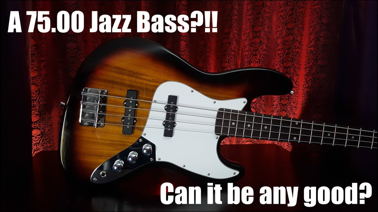 Can a 75.00 Jazz Bass be any good? | Glarry Sunburst Jazz Bass