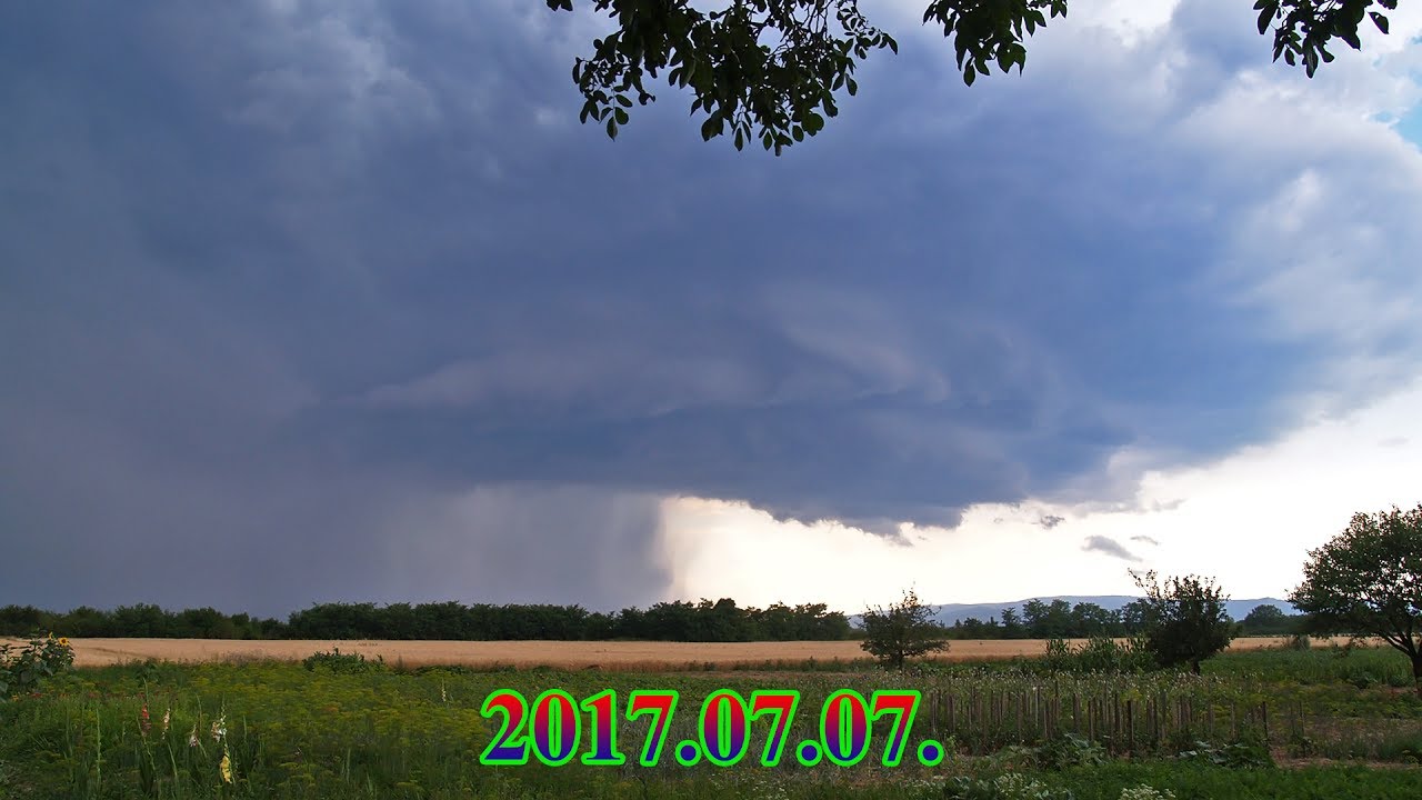 │2017.07.07.│Szupercella, jégvihar - Supercell, Hailstorm│