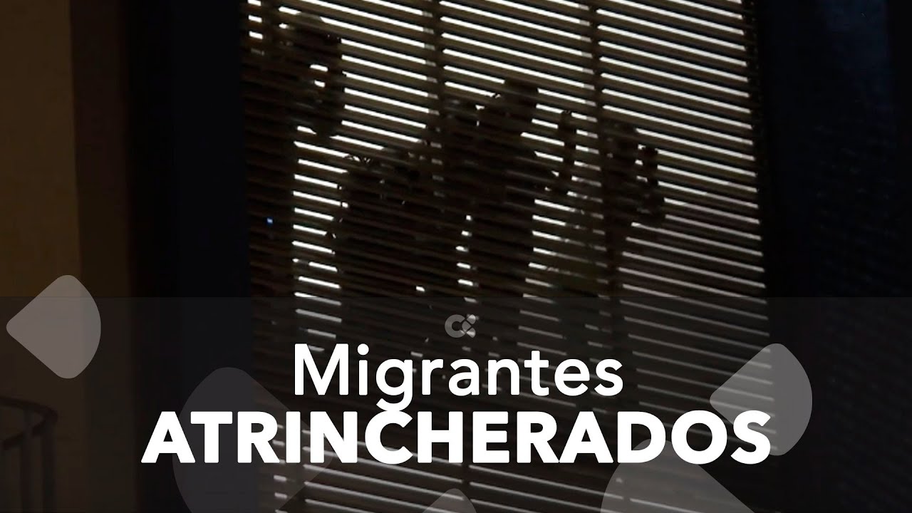 Un grupo de migrantes se atrinchera en un centro de acogida de Tenerife