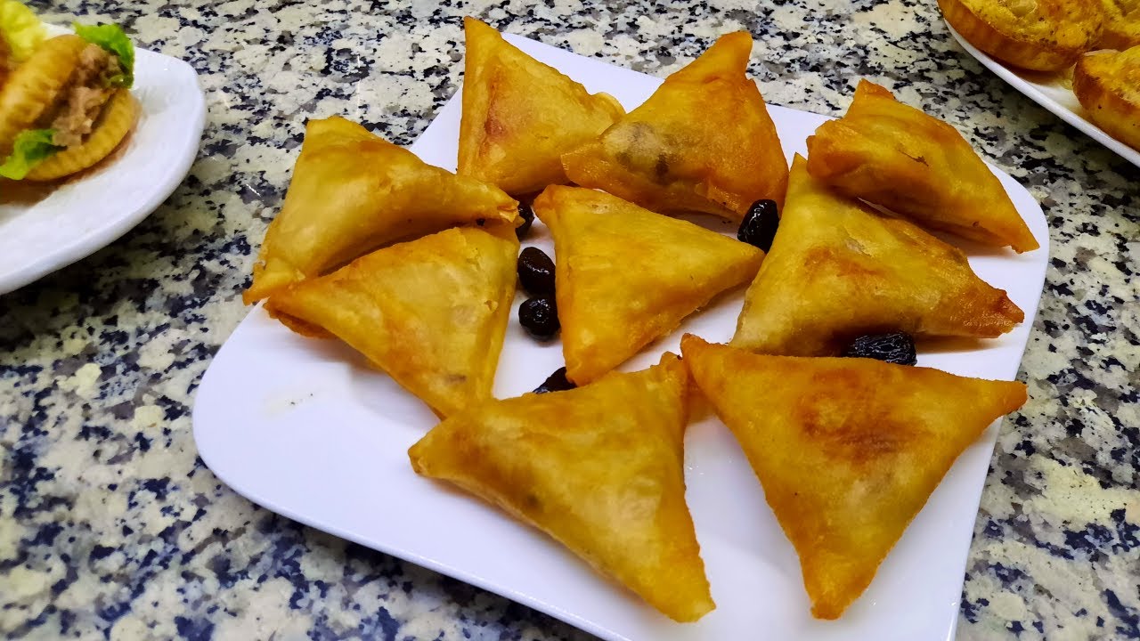 تحضيرات رمضان بريوات الدجاج مالحين بحشوة لذيذة😋واقتصادية وكمية كثيرة