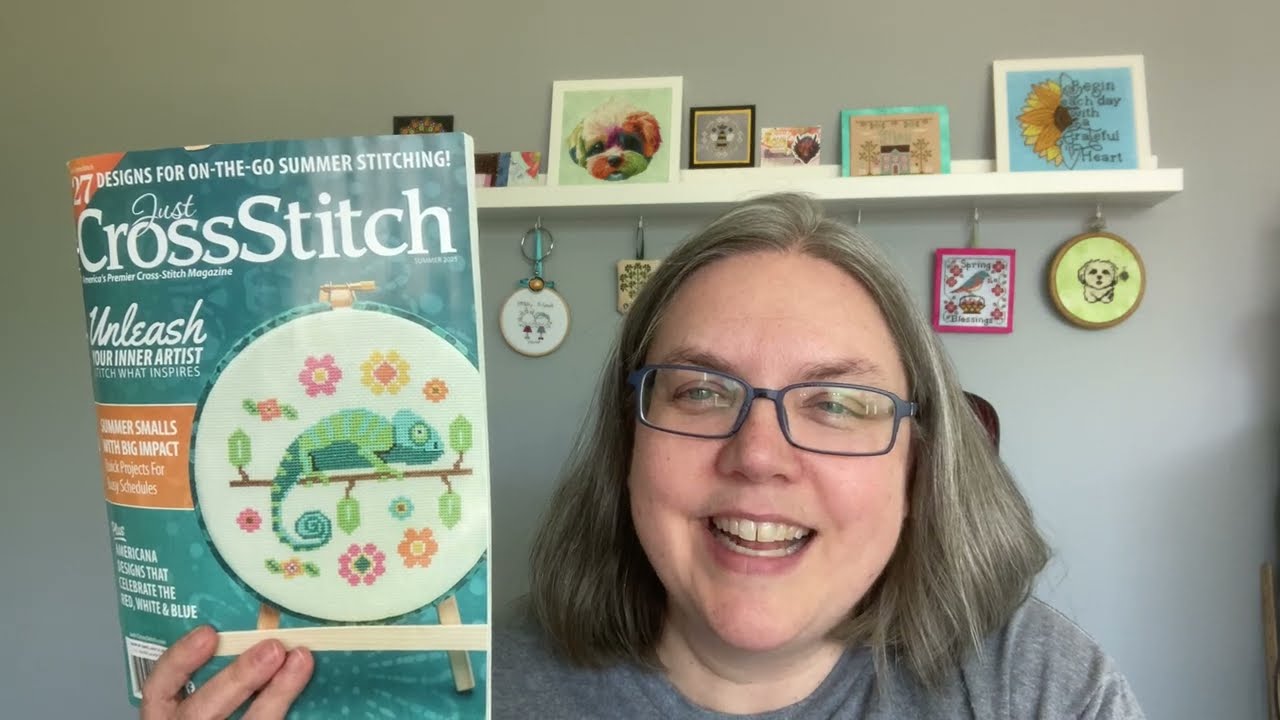 Flosstube Extra: Summer 2025 Just Cross Stitch Magazine Flip Through