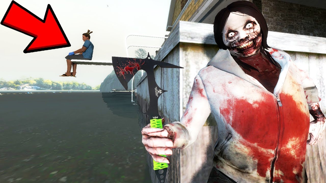 UN TUEUR FOU AU LAC 😱 !! GARRY'S MOD