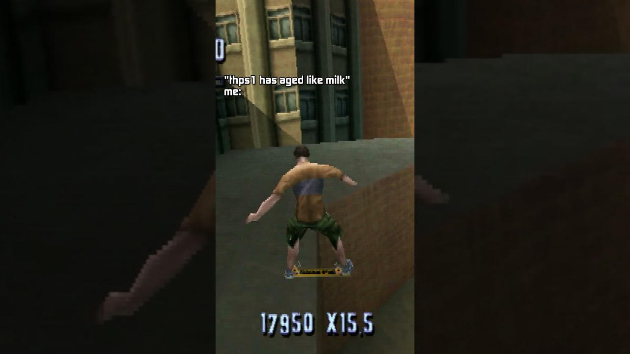 skill issue #shorts #thps #ps1 #tonyhawksproskater