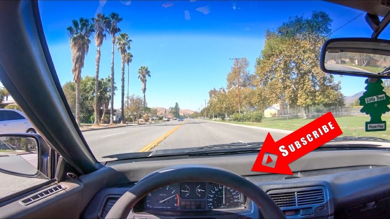 ALL MOTOR B18c HONDA CRX CRUISE! POV