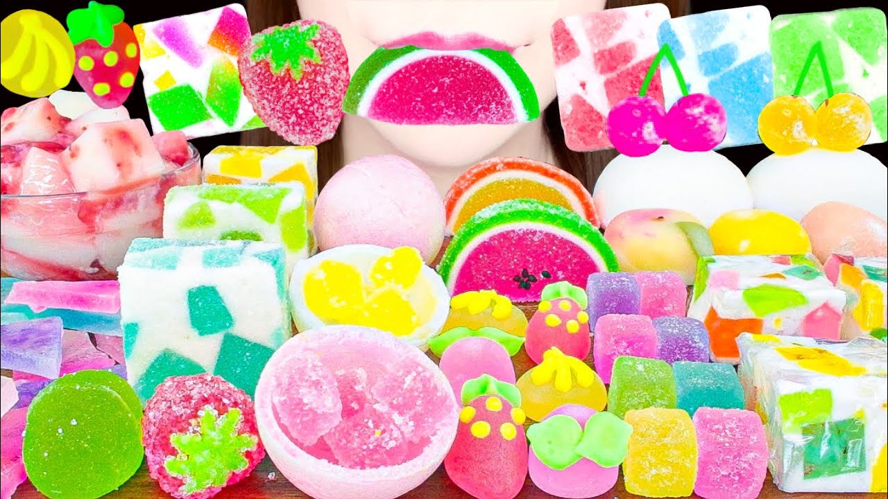【ASMR】WAGASHI🌸 MUKBANG 먹방 食べる音 EATING SOUNDS NO TALKING