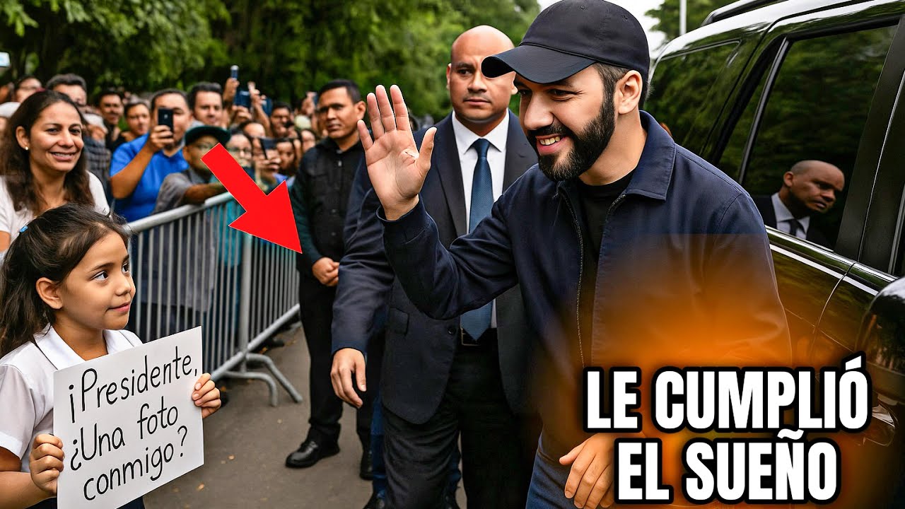Bukele Detiene su Caravana por una Niña, El Gesto que Hizo Conmovió al Mundo🥲