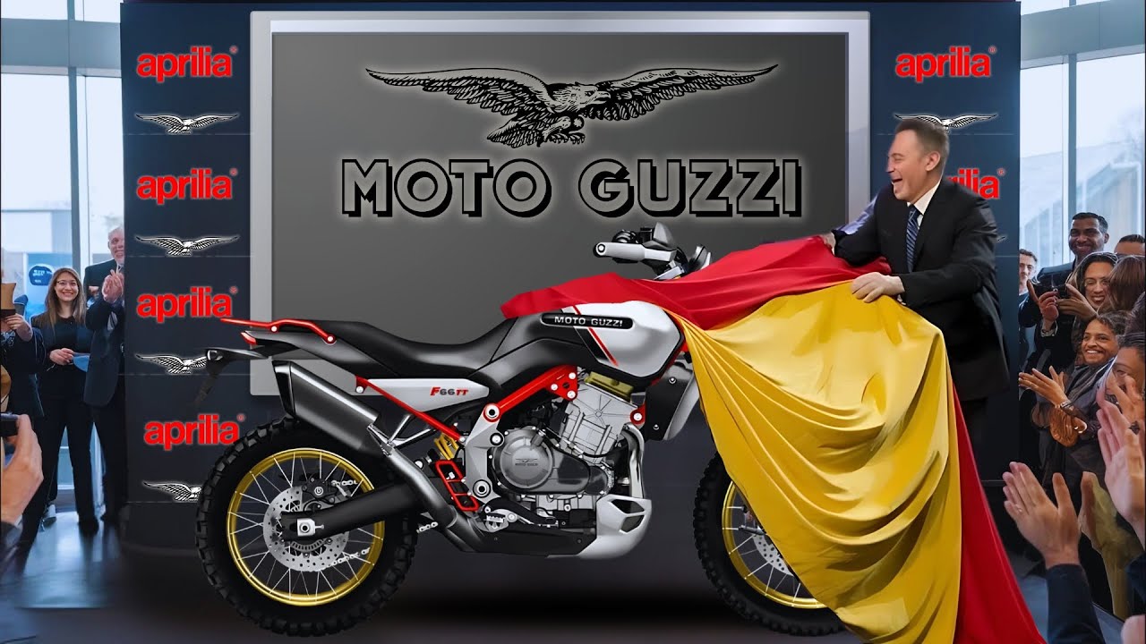 2025 NEW MOTO GUZZI F66 TT ANNOUNCED! - MOTO GUZZI X APRILIA COLLAB!