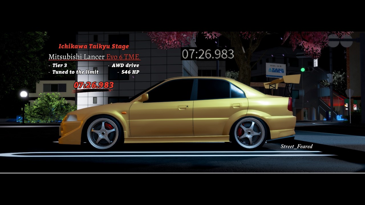 Midnight Racing Tokyo: Ichikawa Taikyu Stage - 7:26.983 - Lancer EVO 6
