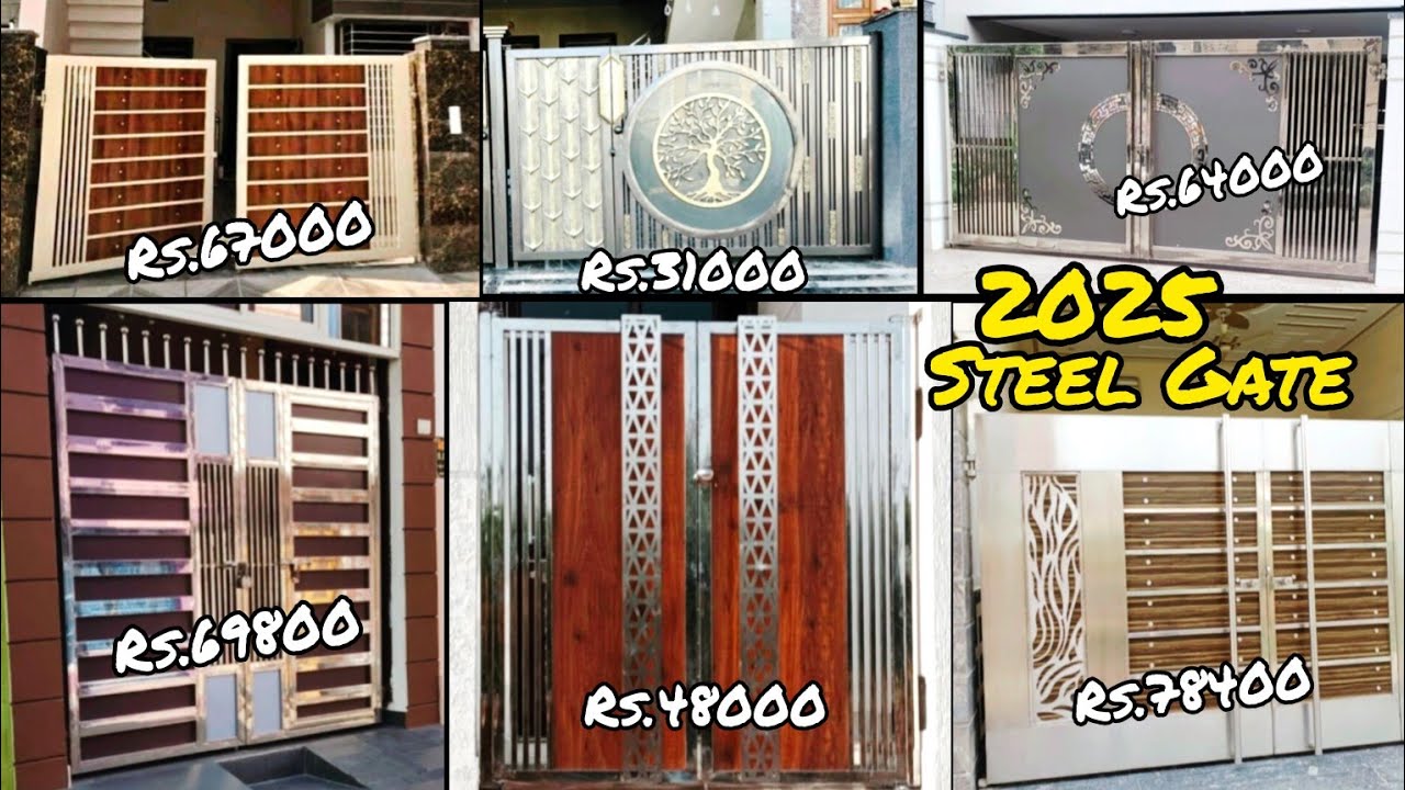 Top 25 Latest (S.S) Stainless steel Gate Design In 2025 With Price ...