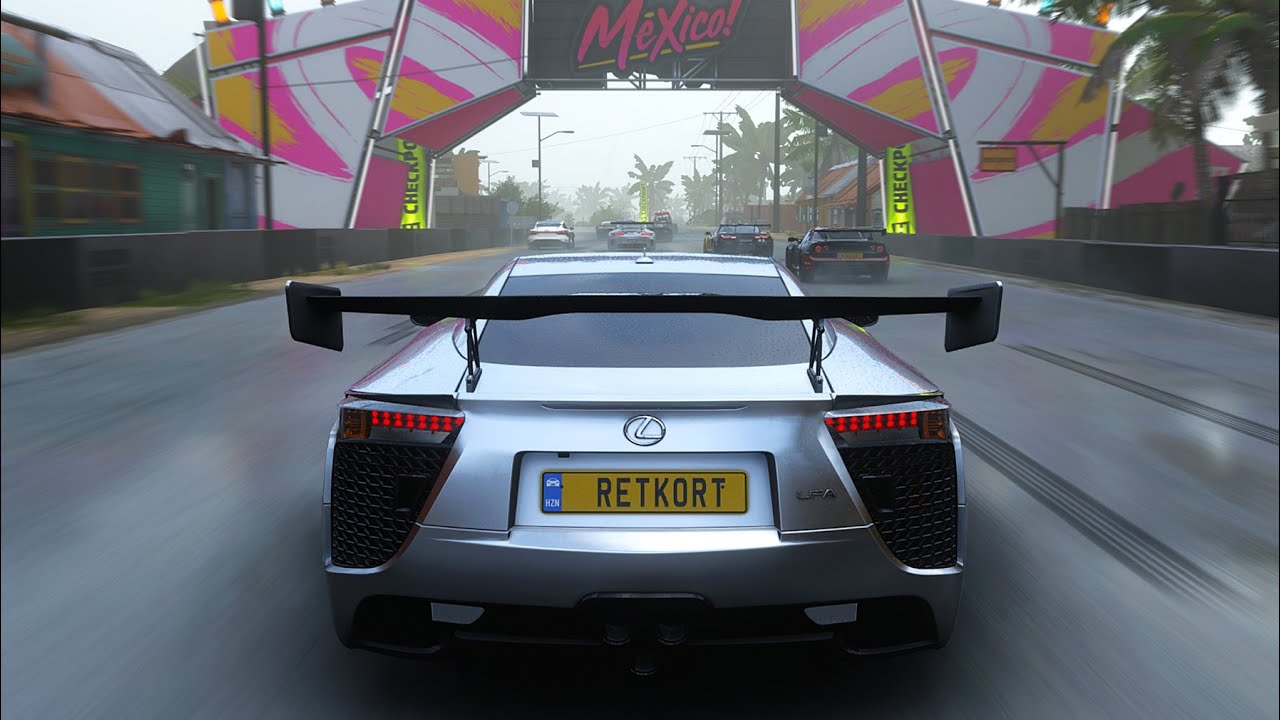 Forza Horizon 5 | Lexus LFA - V10 Beast | Unbeatable Goliath Rain Race