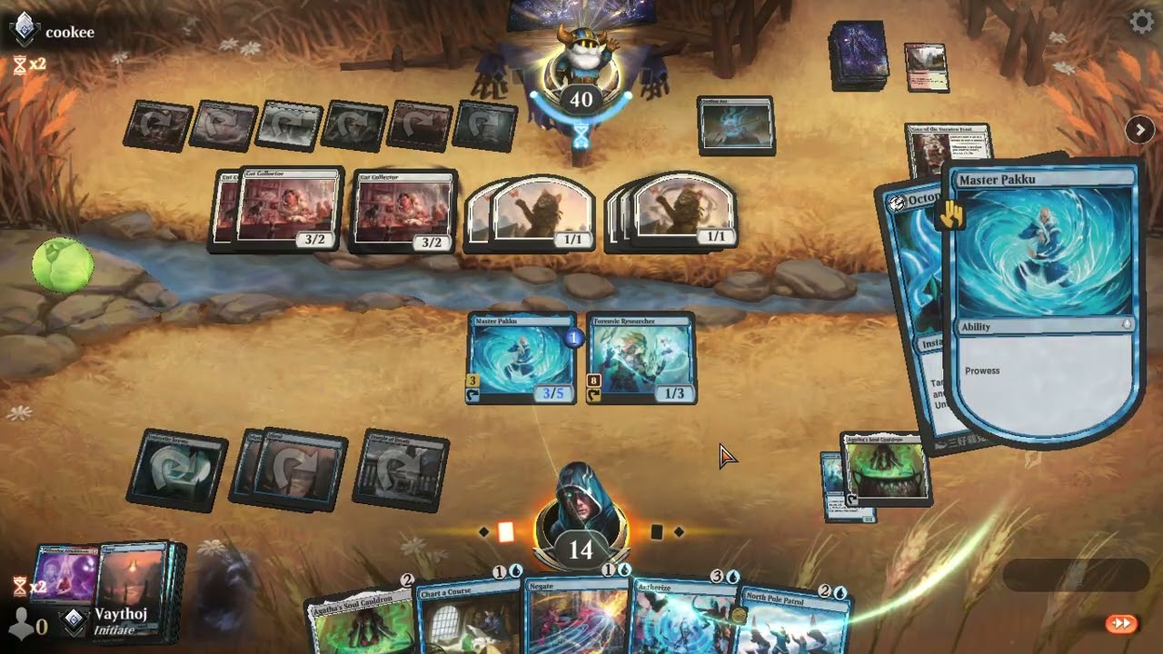 MTG Master Pakku vs Mono White Counters Full gameplay