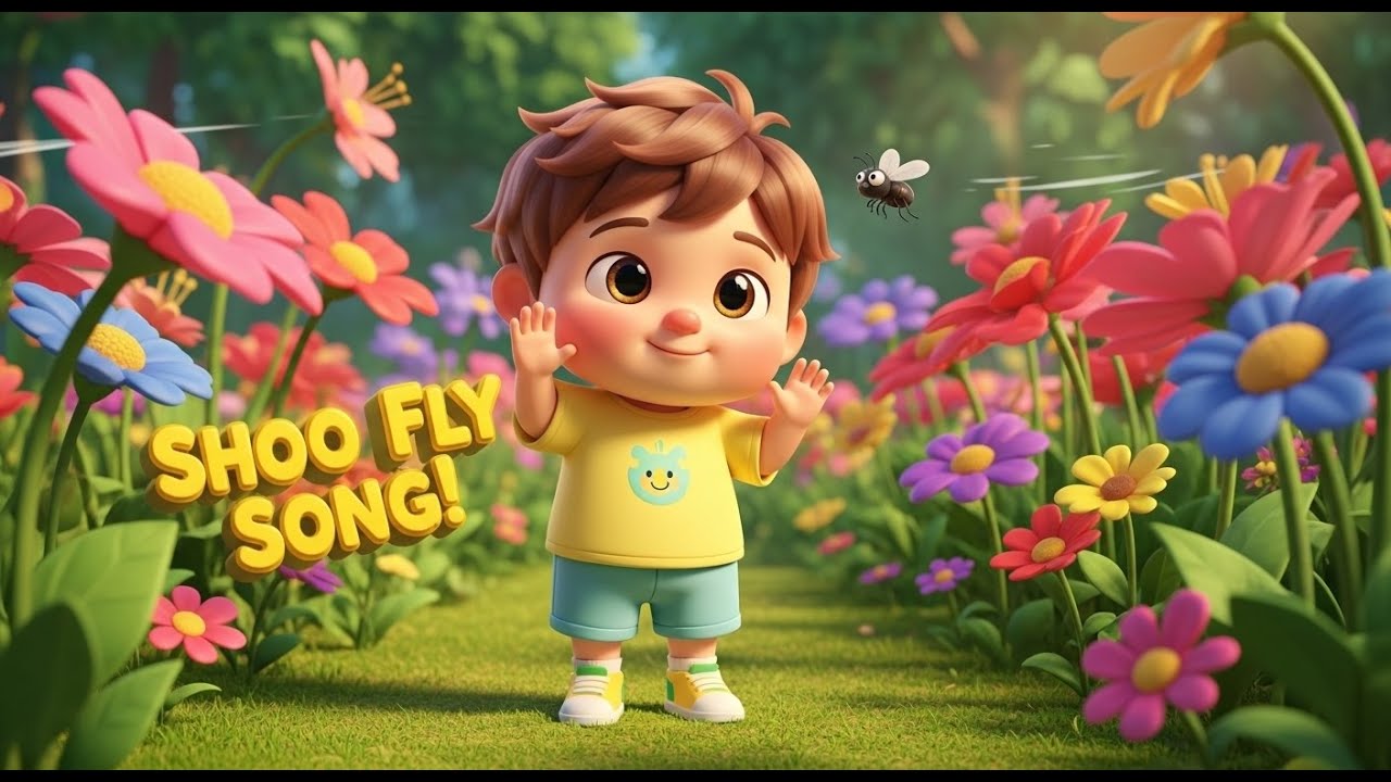 Shoo Fly Song for Children – Nursery Rhyme, Toddler Movement, and Fun Insect Adventure