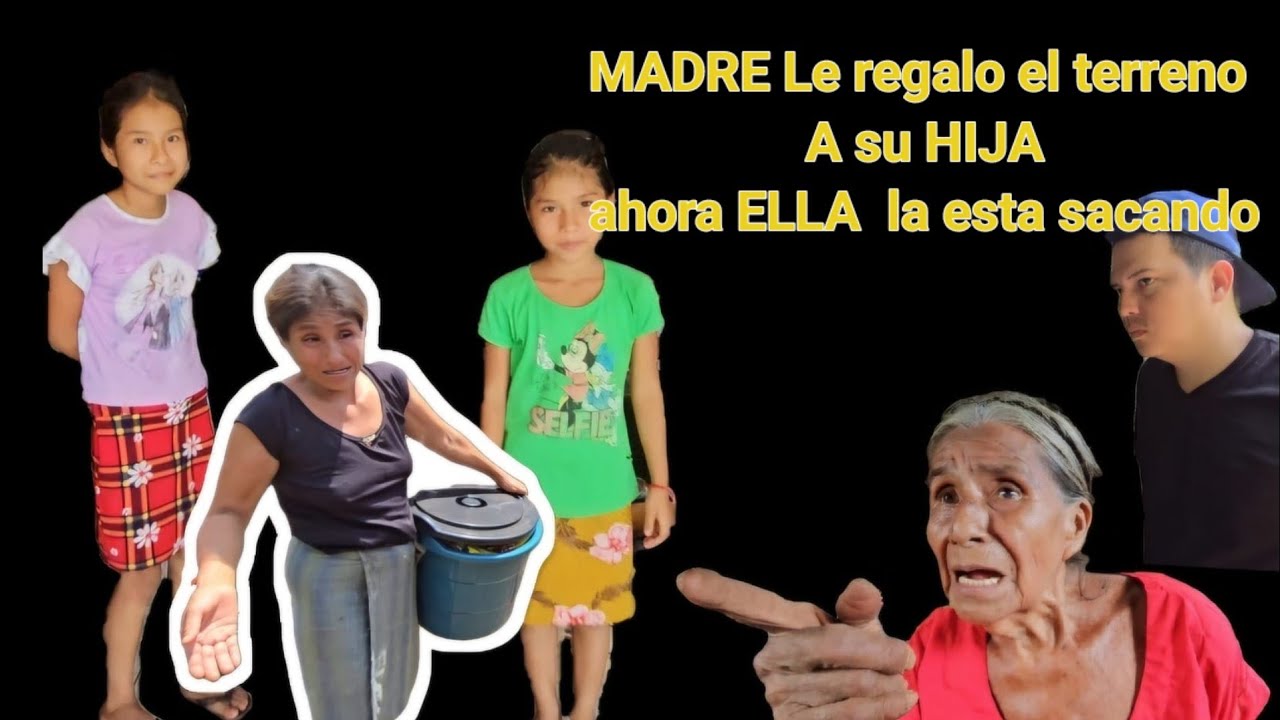 LA MUY DESCARADA le volvió a quitar los víveres a la abuelita y ahora LA QUIERE SACAR DE SU TERRENO