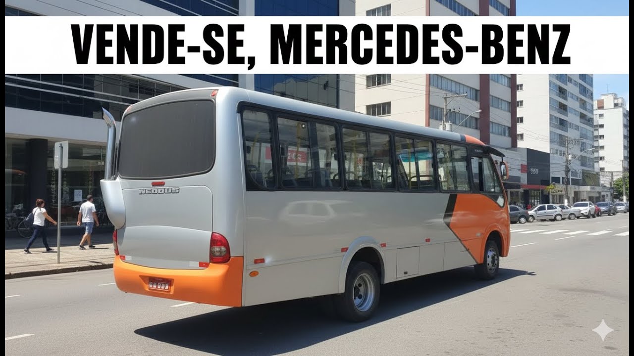 MICROÔNIBUS NEOBUS THUNDER, CHASSIS MERCEDES-BENZ À VENDA.