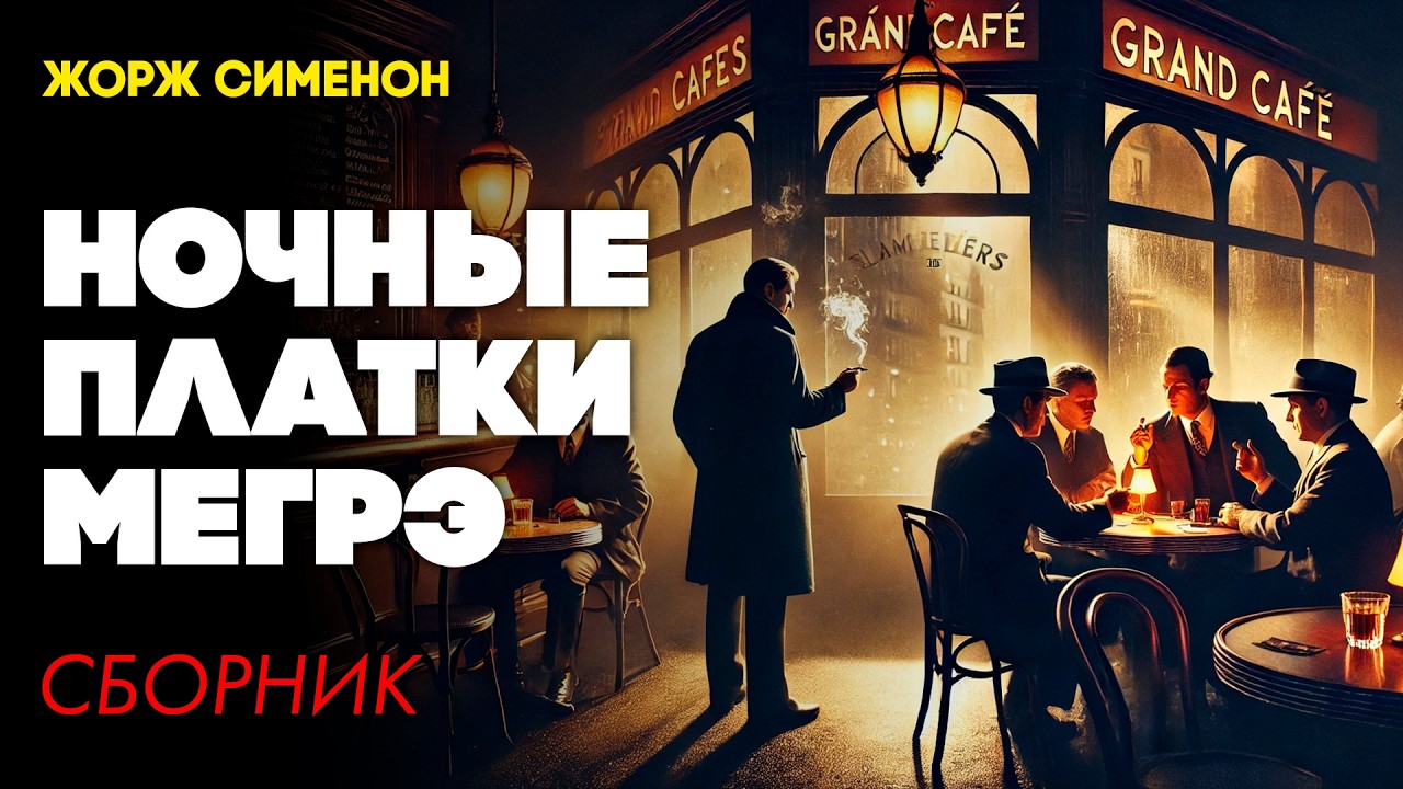 Жорж Сименон - НОЧНЫЕ ПЛАТКИ МЕГРЭ | ДЕТЕКТИВНЫЙ СБОРНИК | Аудиокнига | Читает Большешальский