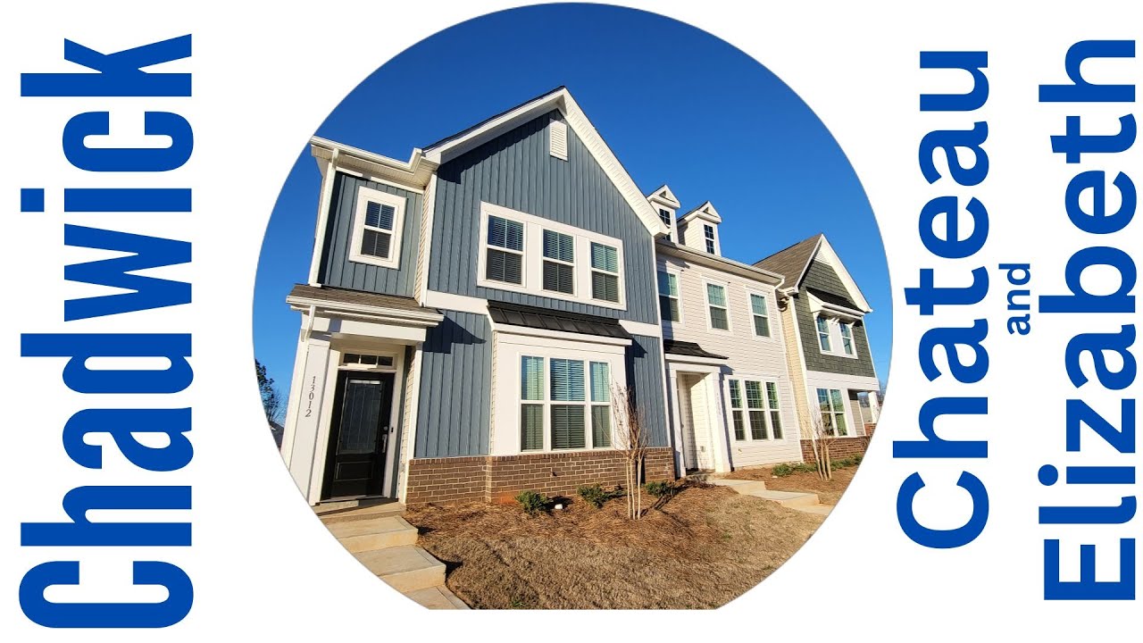 🤘👍Chateau Townhomes | Brand new townhomes by Lennar in Charlotte NC | Chadwick model design.