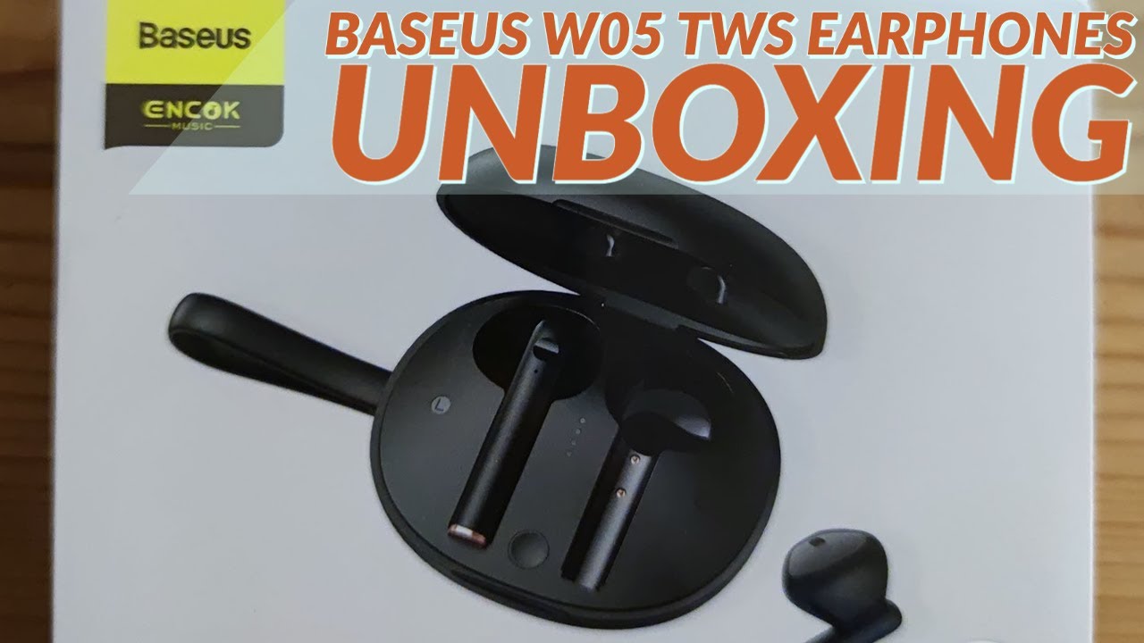 Baseus W05 True Wireless Earphones UNBOXING: First Look, Wireless Charging Test & Demo with iPhone