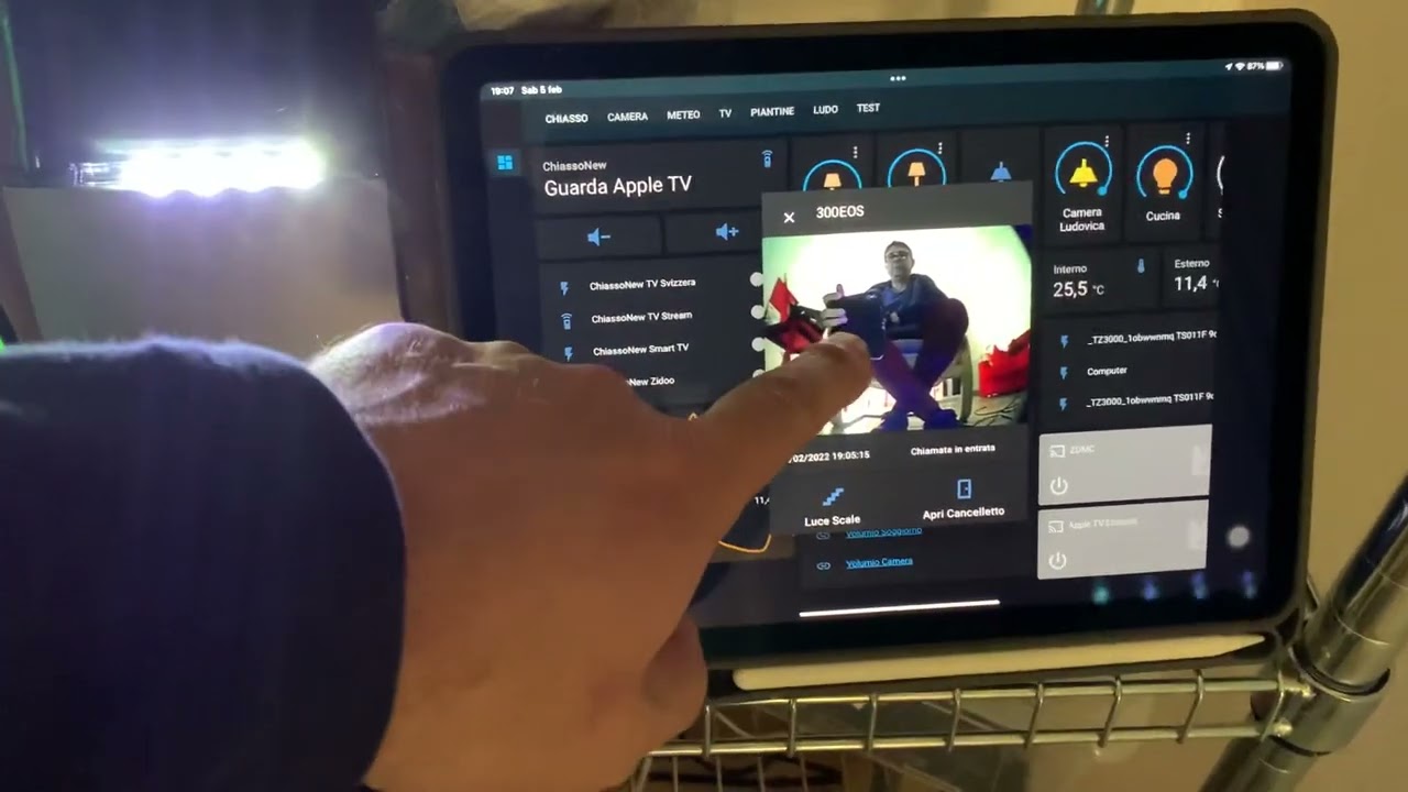 BTicino 30o Eos Home Assistant Integration incoming call