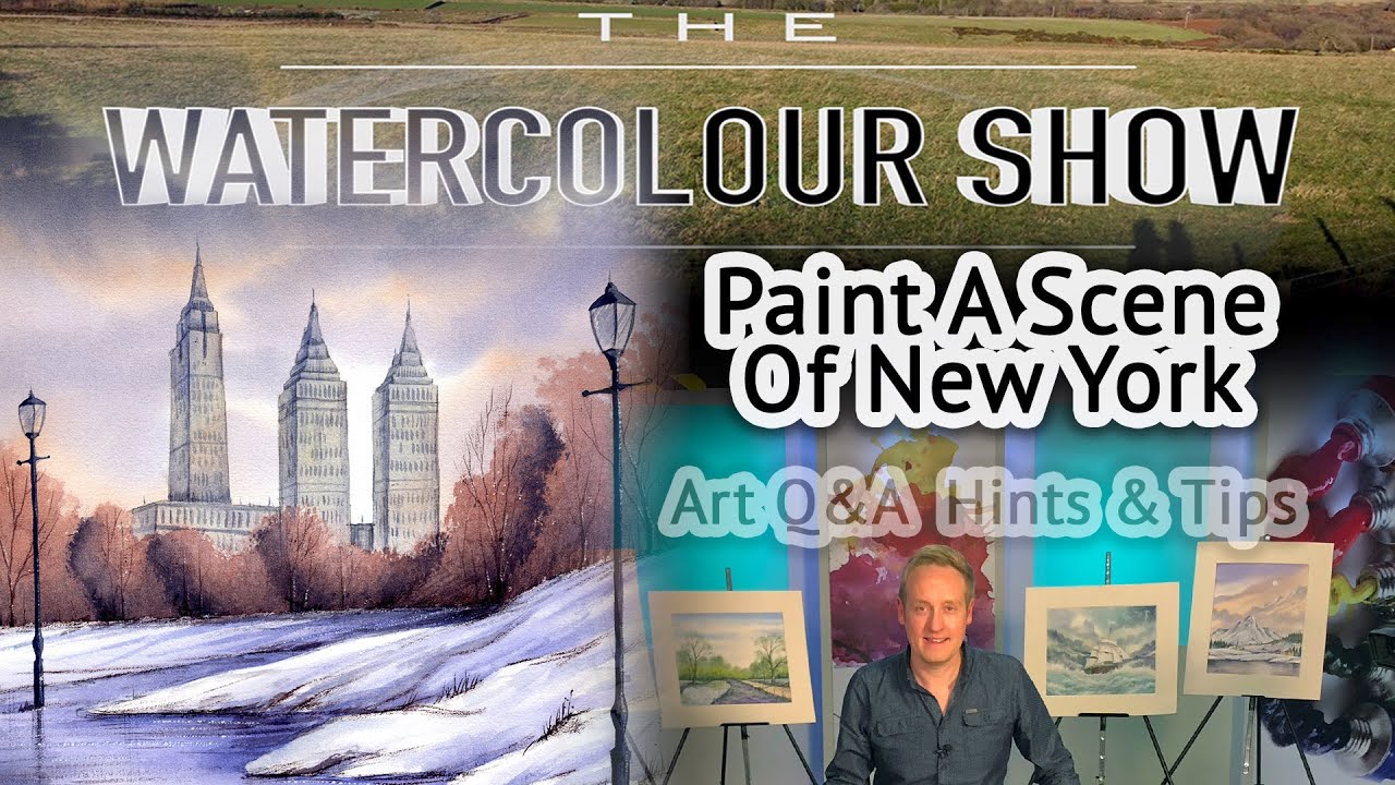 How To Paint A Watercolour Of New York - The Watercolour Show