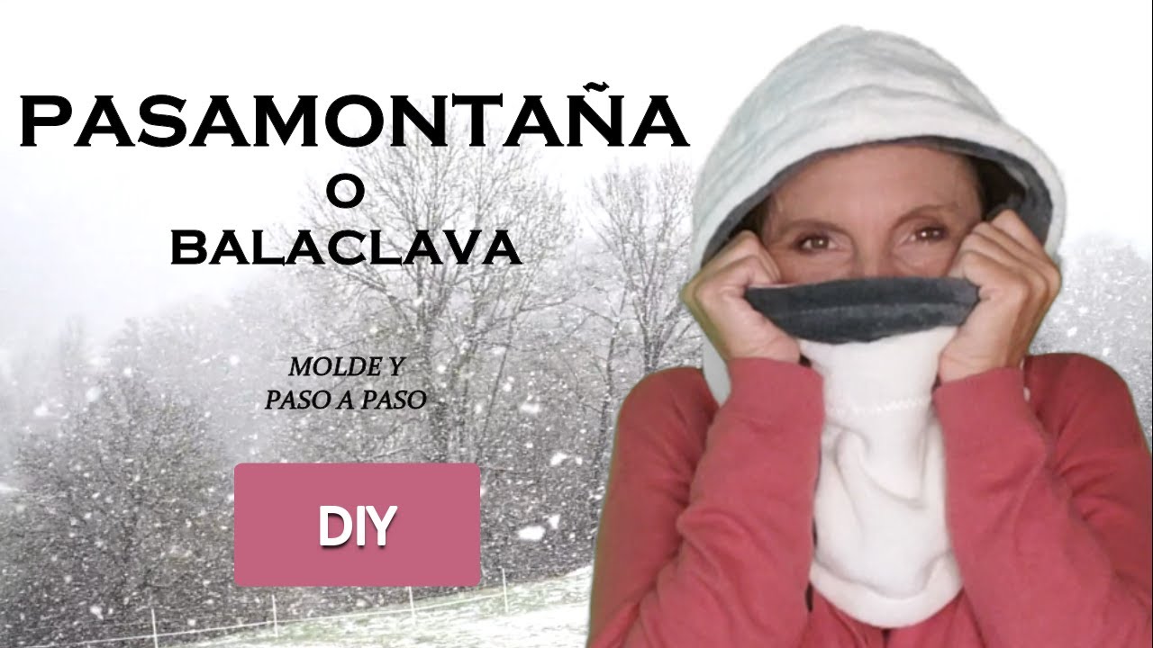 Cómo hacer un PASAMONTAÑA O BALACLAVA (con tapabocas) MOLDE - Fabiana Marquesini - 363