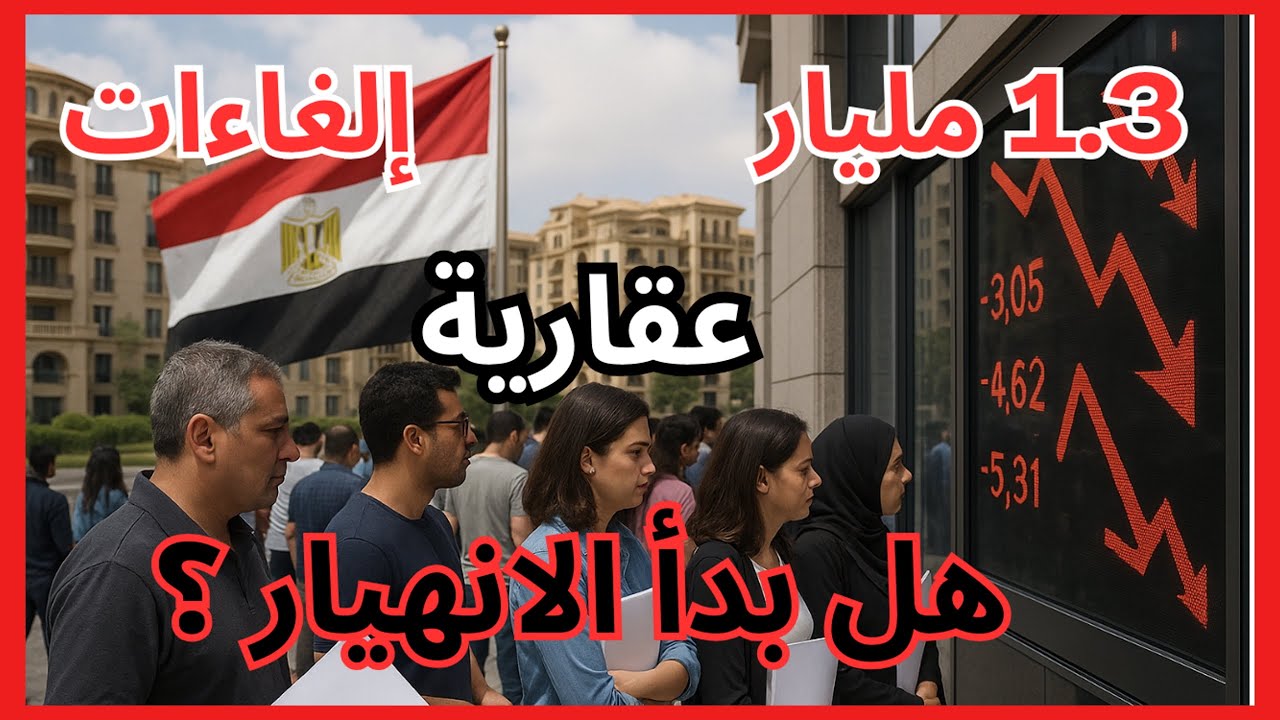 1.3 مليار إلغاءات عقارية… هل بدأ الانهيار؟ - عقارات مصر