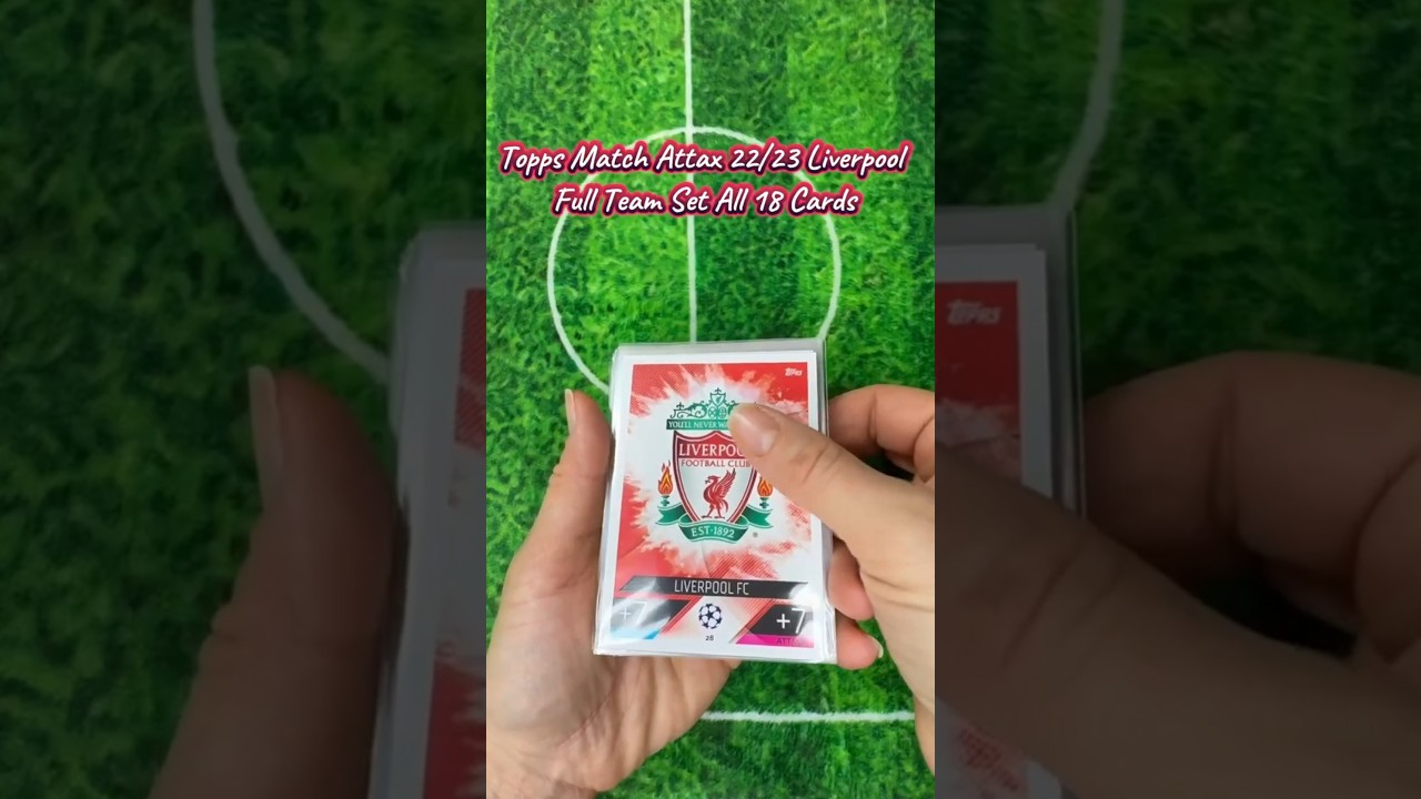 Topps Match Attax 22/23 Liverpool Full Team Set All 18 Cards