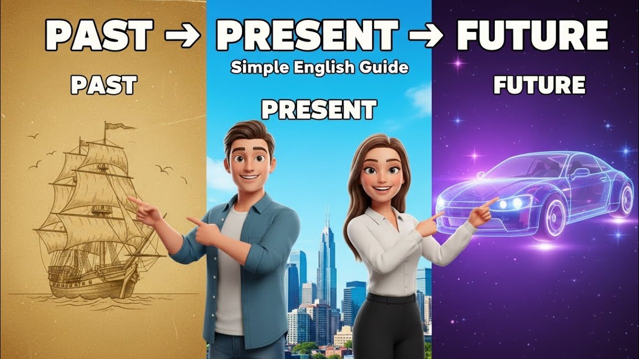 Speak About Your Past, Present, and Future with Confidence | Simple English Guide