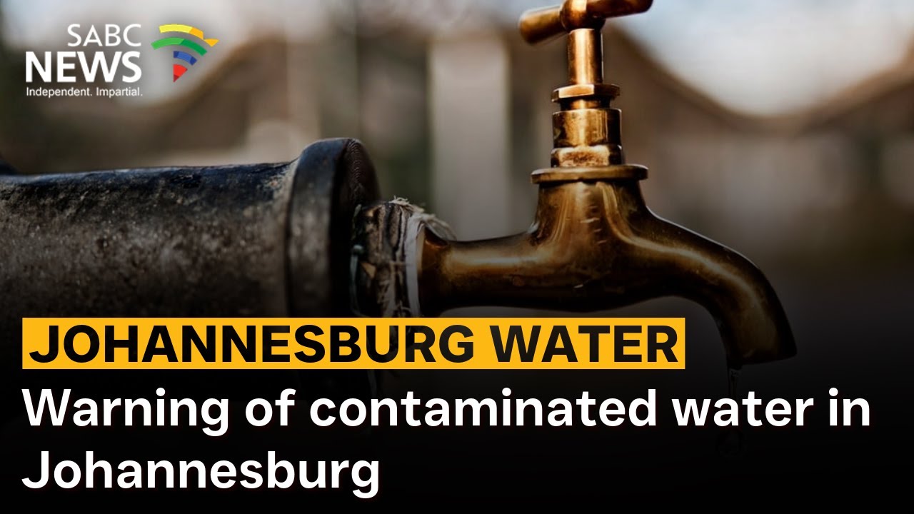 Warning of contaminated water in Johannesburg: Jonathan Erasmus