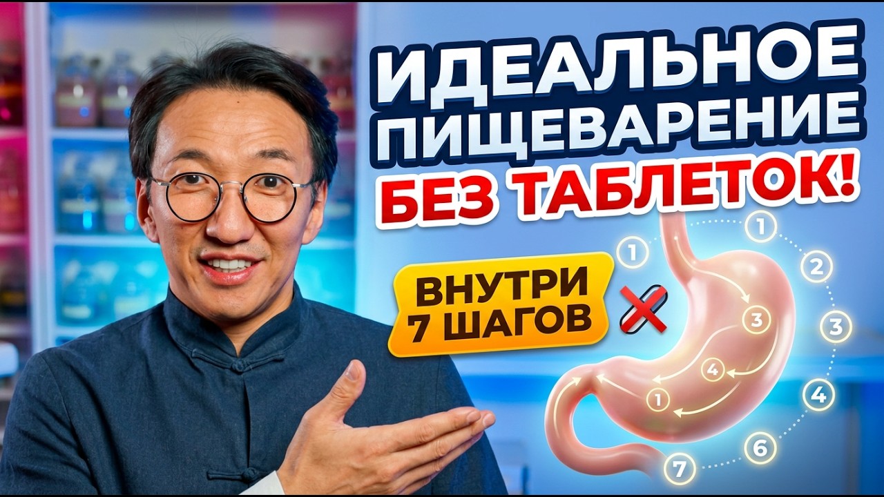Именно так ВОЗВРАЩАЮТ ХОРОШЕЕ ПИЩЕВАРЕНИЕ! 7 конкретных шагов