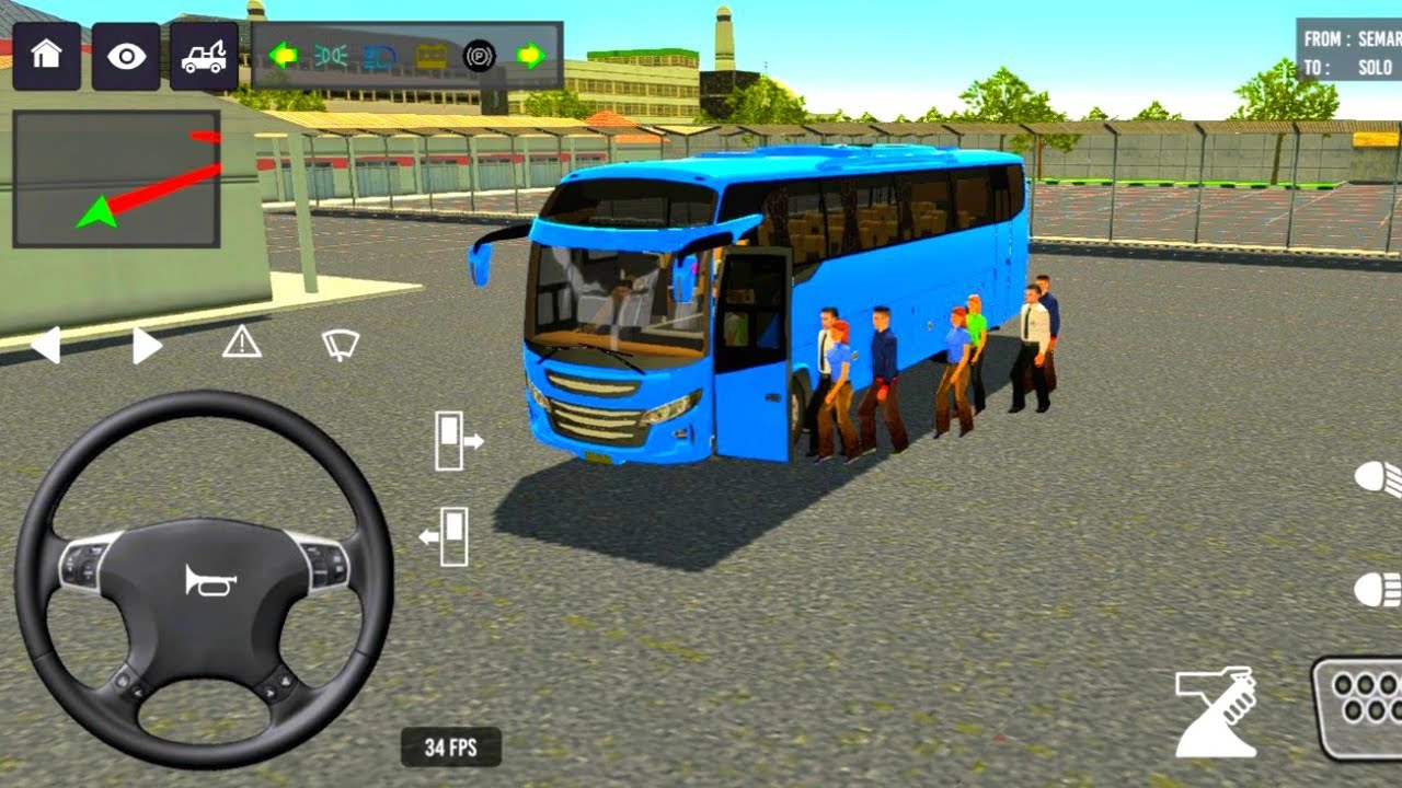 Indonesia Coach bus driving || Euro Bus Simulator 2025 Android gameplay || Part 21